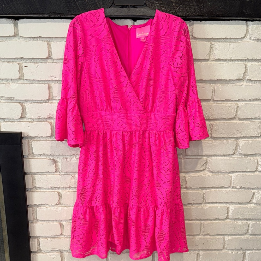 Lilly Pulitzer size 14 Dress gorgeous super flattering excellent used condition